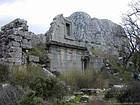 Veduta della palestra, Termessos, città Psidienne, Turchia.