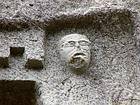 Scultura testa, Termessos, Turchia.