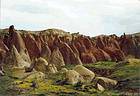 I colori di erosione, Cappadocia, Turchia.
